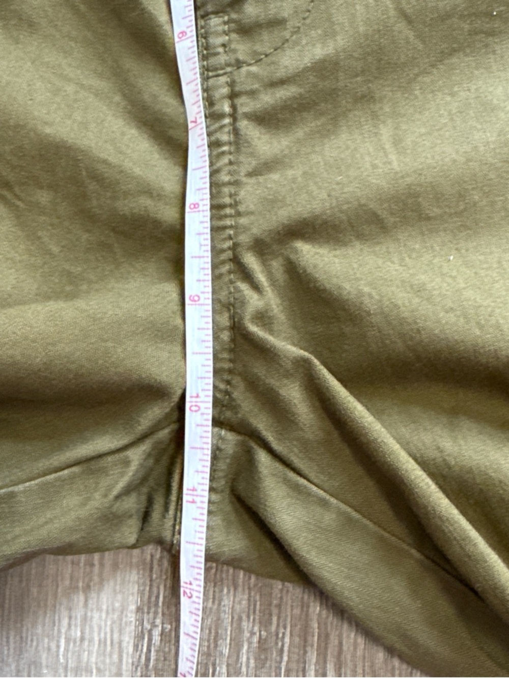 Pact Organic Cotton Olive Green Chino Style French Work Surplus Pants Size XS - Picture 10 of 12